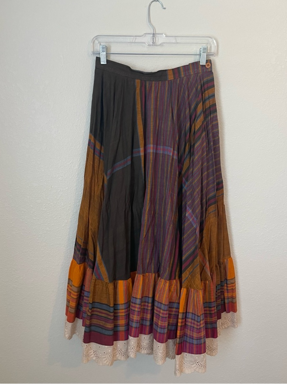 Vintage 70s Plaid Skirt